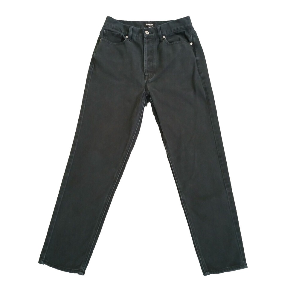 PacSun Jeans‎ Playboy Navy Button Fly Bunny Rhinestones Logo Crop Pants Size 27